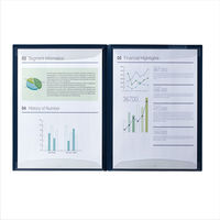 キングジム　カキコホルダー　２ポケット　Ａ４タテ　黒　８６４７クロ