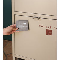 【軒先渡し】ヤマソロ Neville ネビル スタンドポスト 宅配ボックス アイボリー 幅450mm 1台（直送品）