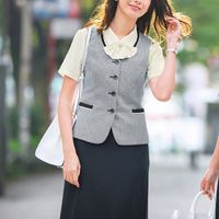 カーシーカシマ ベスト ネイビーチェック 15号 ESV739-62_15 1着