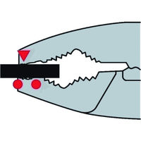 ロブテックス ポンププライヤー　ハイブリッドアンギラス　175ｍｍ UWP175DNA 1丁
