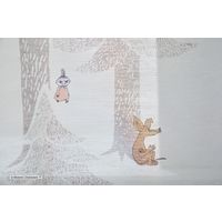 スミノエ レースカーテン プート 100×133cm グレー 4549781238197 1枚