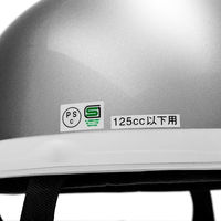 【二輪車・バイク用ヘルメット】アクアドリーム（AquaDream） 白ツバハーフヘルメットガンメタ AD-WH100-GM 1個（直送品）