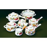 富士ホーロー フルータスコレクション2 ほうろう製 両手鍋 20cm FTC-20W 1個（直送品）