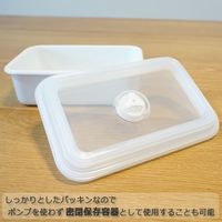 富士ホーロー 真空ほうろう容器　ヴィード 浅型容器L＆ポンプ VD-LP.W 2個（直送品）