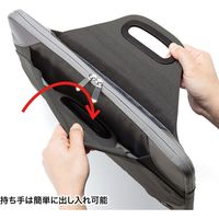 サンワサプライ 衝撃吸収PCケース 15.6型ワイド ブラック IN-MF15BK 1個