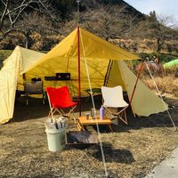 スパイス バカンス　キャンパスフォールディング　ウッドチェア　レッド SFVY1910RD 1台（直送品）