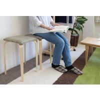 【軒先渡し】ヤマソロ Motley スタッキングスツール 角型 グリーン 40-549 1セット(5脚入)（直送品）