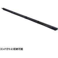 サンワサプライ プロジェクタースクリーン 三脚式 16:9 100型相当 幅2370×奥行860×高さ3100mm ブラック 1個（直送品）