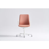 【組立設置込】コクヨ ファブレ タスクチェア 肘付 ストライプ ブラックシェル アルミ脚 ブラック 1脚（直送品）