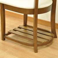 エイ・アイ・エス ロッシシリーズ 棚付きロッシチェア ブラウン RSD-07BR 1脚（直送品）