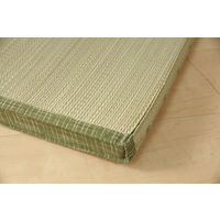萩原 い草 6つ折りマットレス ポルコ 800×1800×40mm グリーン 81947622 1枚（直送品）