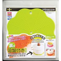 川崎合成樹脂 VC-C64 吸盤付シリコーンマット グリーン 1個