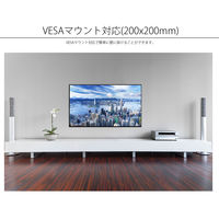 【設置込】JAPANNEXT 55インチワイド4K対応液晶モニター純正スタンドセット JN-550IPS4KJRSA-KUMI 大型モニター（直送品）