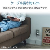 ライトニングケーブル 1.2m カラフル A-Lightning ブラック MPA-FUAL12CBK エレコム 1個