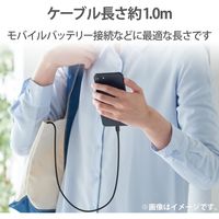 ライトニングケーブル 1m アルミコネクタ耐久仕様 USB(A)オス-Lightningオス ブラック MPA-UALPS10BK エレコム 1個