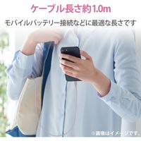 ライトニングケーブル 1m アルミコネクタ耐久仕様 USB(A)オス-Lightningオス ピンク MPA-UALPS10PN エレコム 1個（直送品）