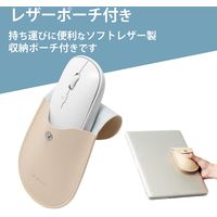 Bluetoothマウス 無線 ワイヤレス 4ボタン 薄型 モバイル ポーチ付 ホワイト M-TM10BBWH エレコム 1個（直送品）