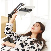 タブレットスタンド /4.7～12.9インチ対応/超安定スマホ＆タブレット スプリングアームスタンド SSPTSASB 1個 サンコー