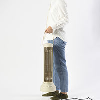 BRUNO ブルーノ カーボンファンヒーター ノスタルストーブL リニューアル BOE077-GRG グレージュ