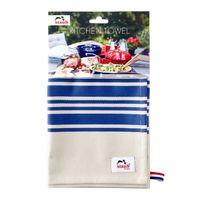 ストウブ Staub キッチンクロス ブルー 70×50cm ふきん 1枚 【日本正規販売品】