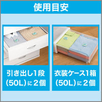 ムシューダ 1年間有効 引き出し・衣装ケース用 マイルドソープの香り 1セット（24個入×2箱） エステー