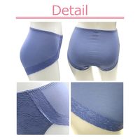 辻一 吸水消臭ショーツ レースデザイン 防水 抗菌防臭 薄型失禁パンツ 女性用 SPL-GSC-587M PK 1セット(3枚組)（直送品）