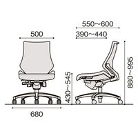 【設置込】イトーキ エフチェア ハイバック メッシュ張り 固定肘 プラムパープル×ブラック KG175JVM-T1X7 1脚（直送品）