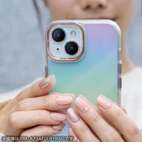 iPhone15Pro/15ProMax カメラフィルム ガラス グリッター 虹 PM-A23CFLLP5RAG エレコム 1個（直送品）