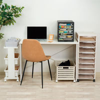 JEJアステージ ファイレックスレターケース M7 7段 ブラック 1セット（1個×5）