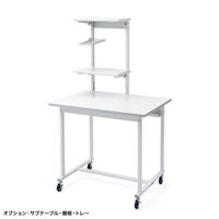 サンワサプライ 作業台 幅1000×奥行700×高さ800mm RAC-WDK10070W 1台（直送品）