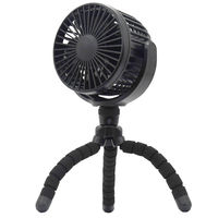 TOPLAND 9cm コンパクトファン ホーム&カー 3電源対応 風量3段階 設置アーム SF-DF28 BK 1台