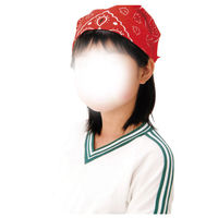 アーテック バンダナ 赤 18171 1パック（10枚組）