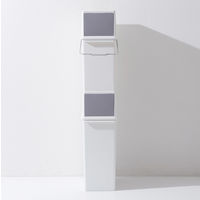 吉川国工業所 フロントオープントラッシュビン 25スリム LBD-08 ゴミ箱 25L 1個