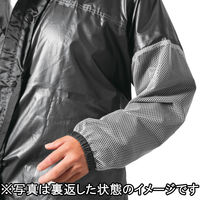 【レインウェア】 Makku（マック） レインスーツ 上下セット 合羽（カッパ） ブラック LL AS-5110 1着