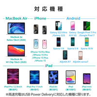 USB充電器 PD PPS 30W タイプC ケーブル一体型 1.5m ホワイト MPA-ACCP7930WH エレコム 1個