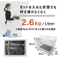 第一ビニール 多肉マンション 観葉/多肉植物用ゲージ 4968438026015 1箱(10個入)（直送品）