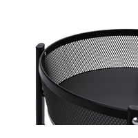 アイリスオーヤマ 折り畳み出来るマルチワゴン 丸形2段 ブラック 収納カート ランドリー/キッチンワゴン MUW-R2 1台