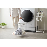 アイリスオーヤマ ランドリーバスケットワゴン2段 ホワイト LBW-452 1台