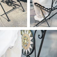 武田コーポレーション トゥインクルタイルチェアー TIR8-CBK 1箱(2脚入)（直送品）