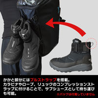 【並行輸入品】M NUPTSE II STRAP WP NF0A5G2L  (KT0)ブラック×グレー  US7.5/25.5cm  1点（直送品）