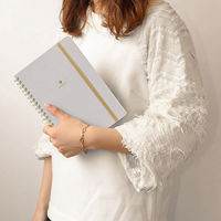 ラボクリップ ノート A5 7ミリ 横罫 カミーユ グレー CMNT02-GY