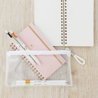 Kept クリアペンケース レッド 赤 筆箱 KPF603R レイメイ藤井