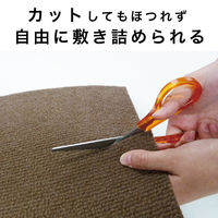 おくだけ吸着 ペット用撥水タイルマット 30cm×30cm20枚入 犬 猫 日本製 消臭 洗える ブラウン KM-06 1セット(同色20枚入)