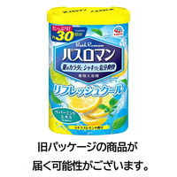 【数量限定】 入浴剤 クール 温泉の素 バスロマン リフレッシュクール シトラスレモンの香り 600g 透明タイプ 1セット（1個×4）アース製薬