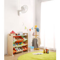 アイリスオーヤマ リモコン式壁掛け扇 マイコン式 壁掛 小型 リビング扇風機 ファン WFC-306 1台