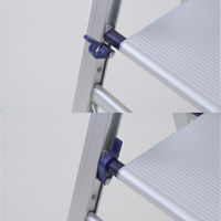 YAMAZEN 天板が広くてスリム収納 上枠付きスリム踏み台2段 YM-BF02SG(DBL) 1台