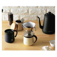 カクセー 蓋付き真空二重マグカップ 300ml ネイビー CC-19 1個（直送品）