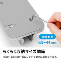 アーキサイト ノートパソコン用縦置きアルミスタンド シルバー AS-URBM2-SS 1個