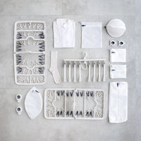 フランドリー 洗濯ネット やさしく洗うネット丸30 蛍光増白剤不使用・壊れにくい洗濯ネット専用ファスナー使用 1個 ダイヤ