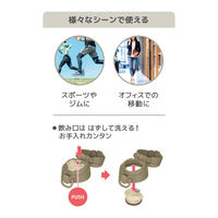 サーモス 水筒 真空断熱ケータイマグ 400ml ベージュ JOS-400 BE 1個